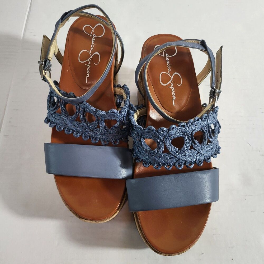 Jessica Simpson Callri Wedge Sandal Sz 6.5